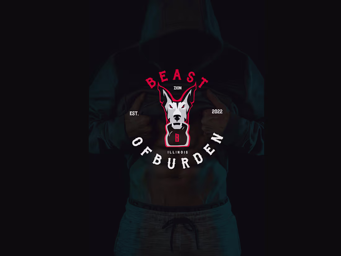 Cover image for Gym Brand "Beast Of Burden" Branding + Identity