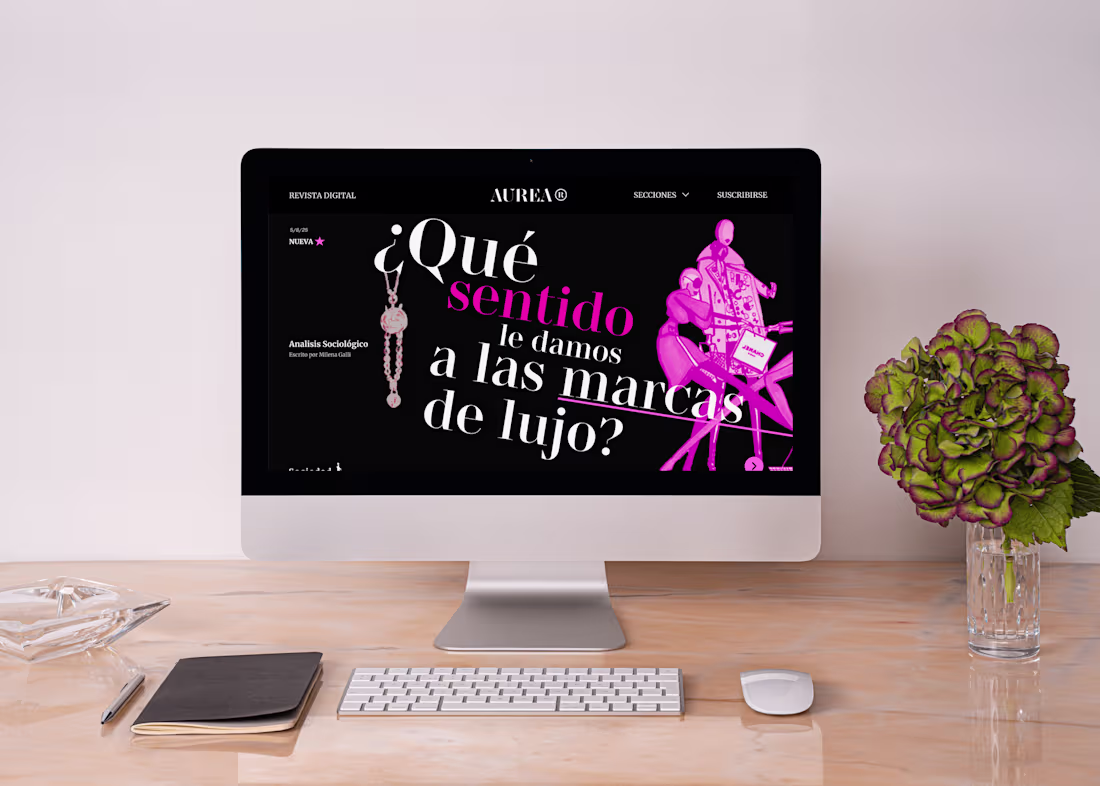 Cover image for Digital Magazine UX/UI – Academic Project