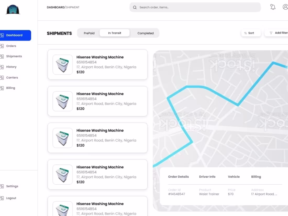 Cover image for Delivery Service Application using ASP.NET and Mapbox