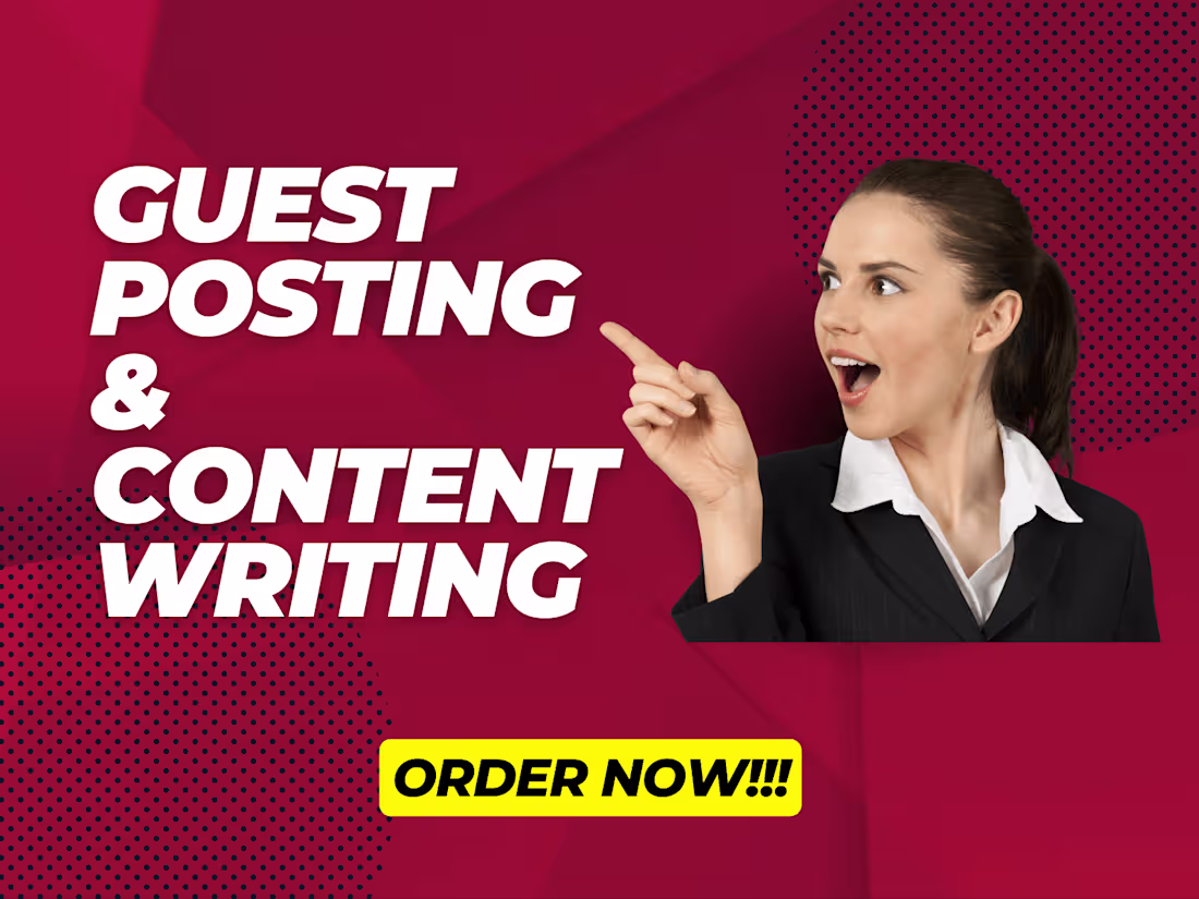 Cover image for I Will Write And Publish High DA Guest Posts For You