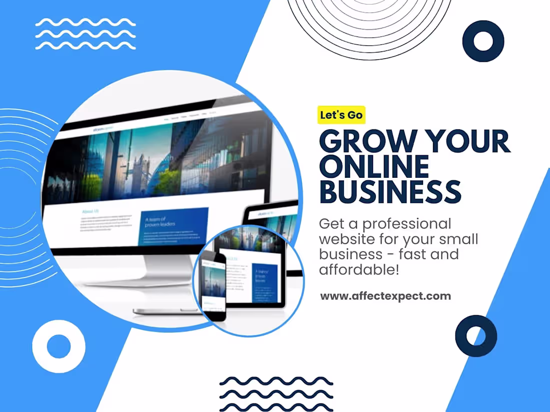 Cover image for Build Professional Website For Your Small Business