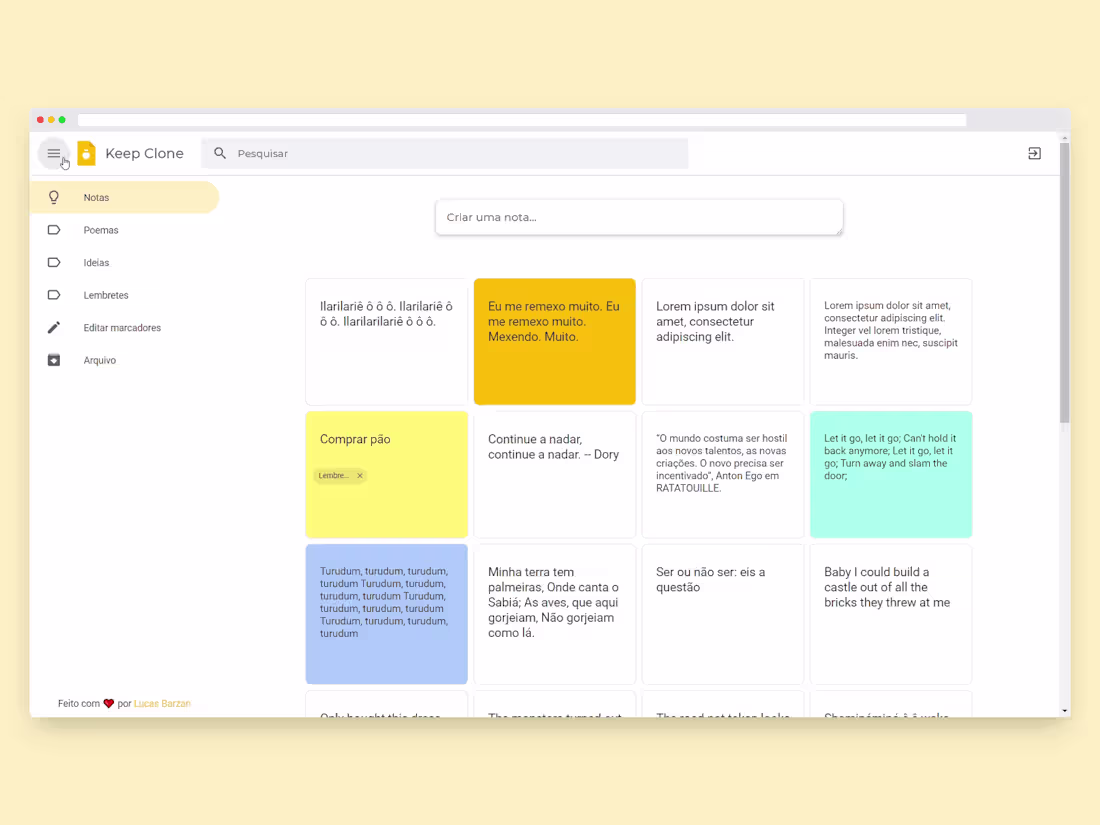 Cover image for 💡 Google Keep Clone