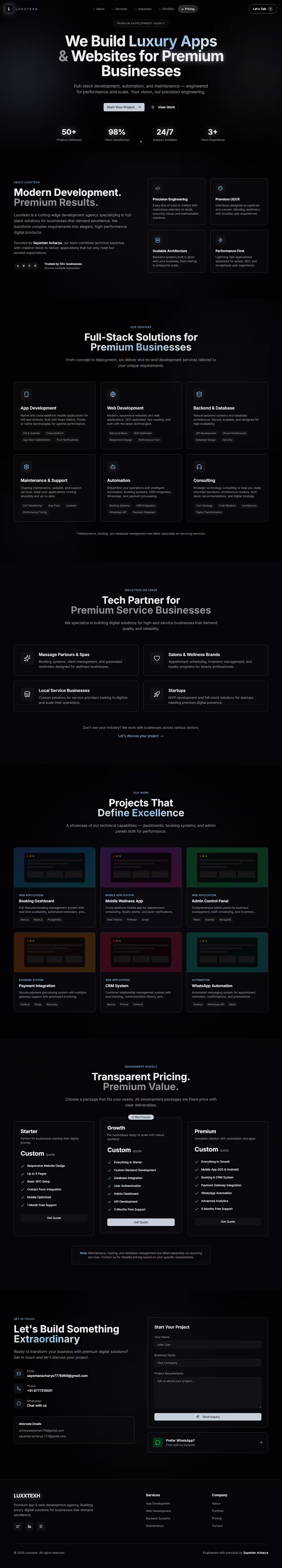 Cover image for "Premium landing pages that look