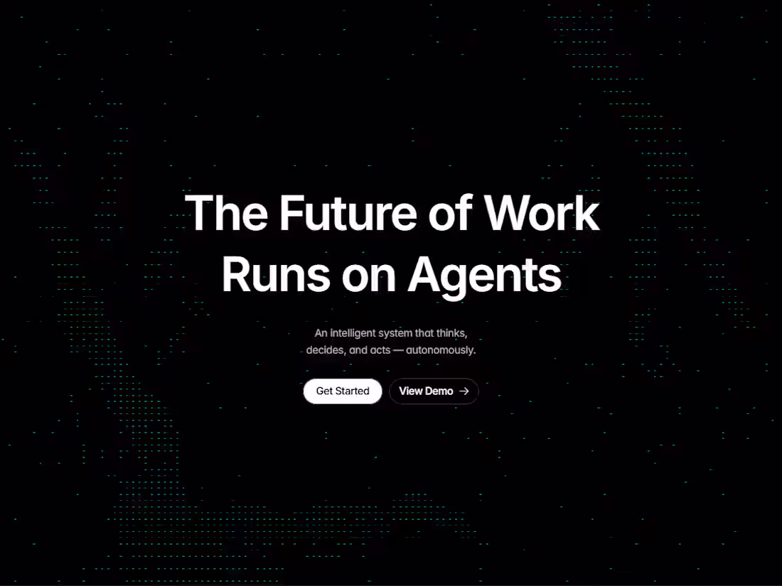 Cover image for Hero section with unicorn studio