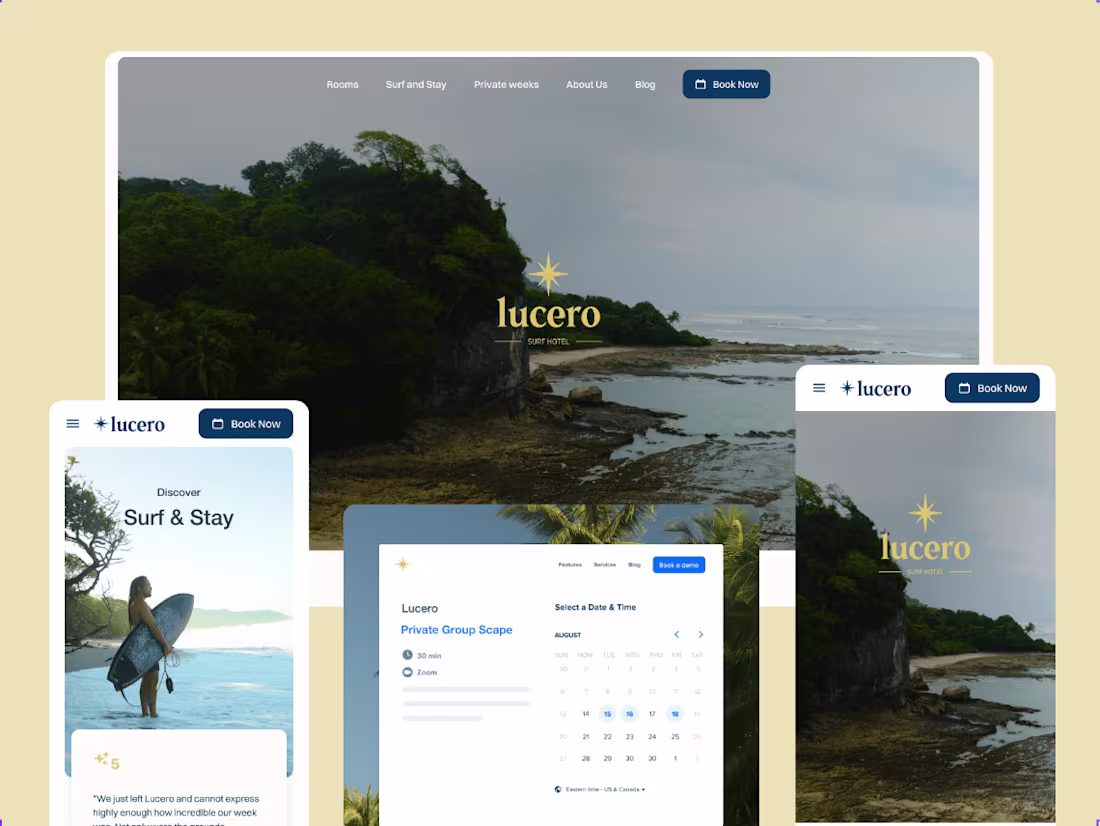 Cover image for Lucero · Brand, UX/UI & Webflow
