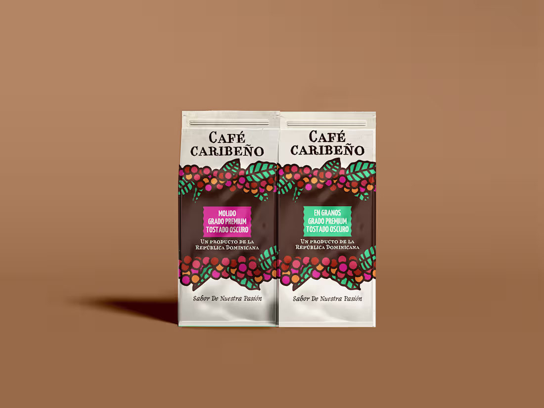Cover image for Packaging Design para Café Caribeño on Behance