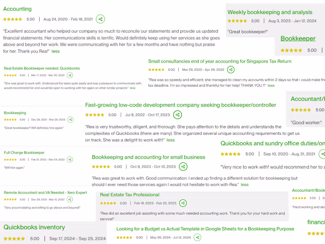 Cover image for Freelance Accountant / Bookkeeper | Various Small Businesses