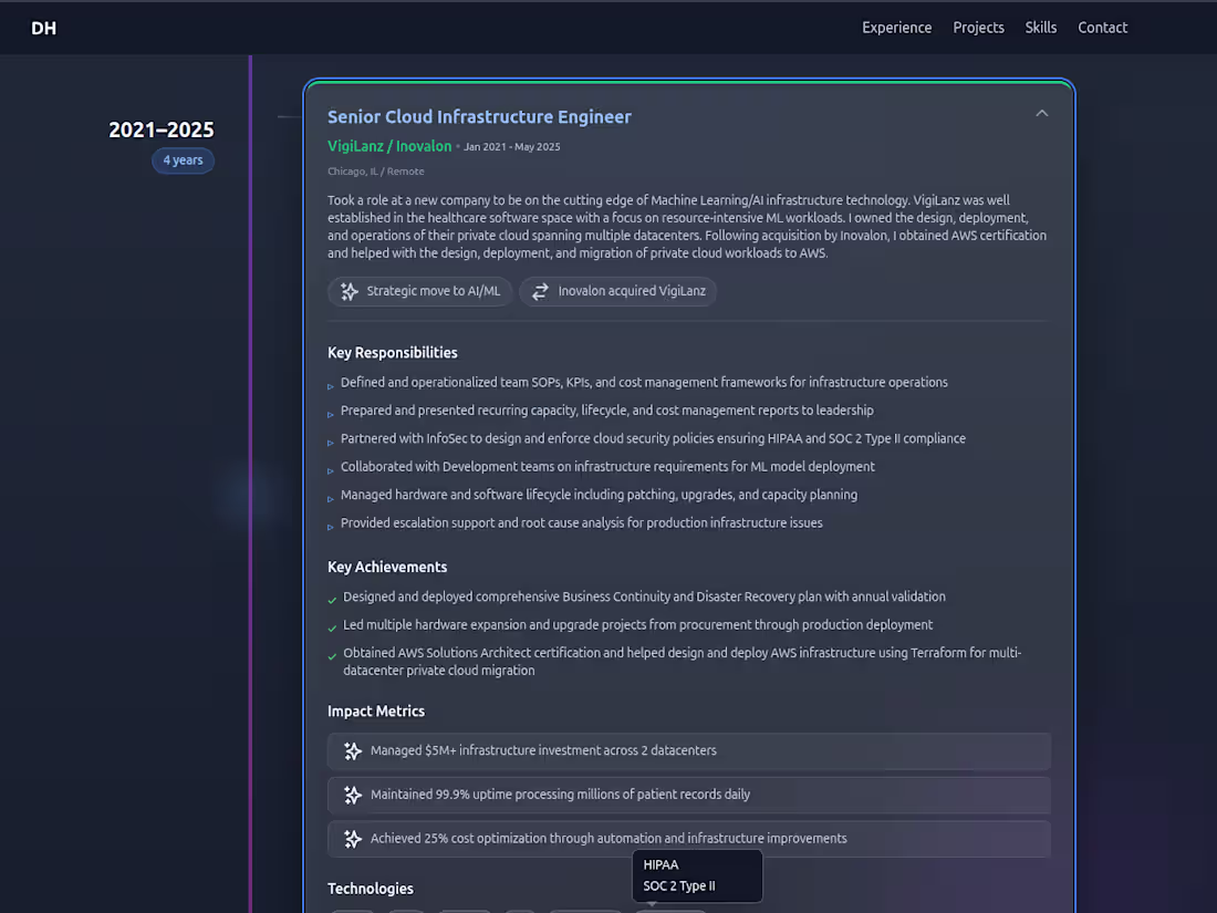 Cover image for Portfolio | IT Cloud Infrastructure Engineer