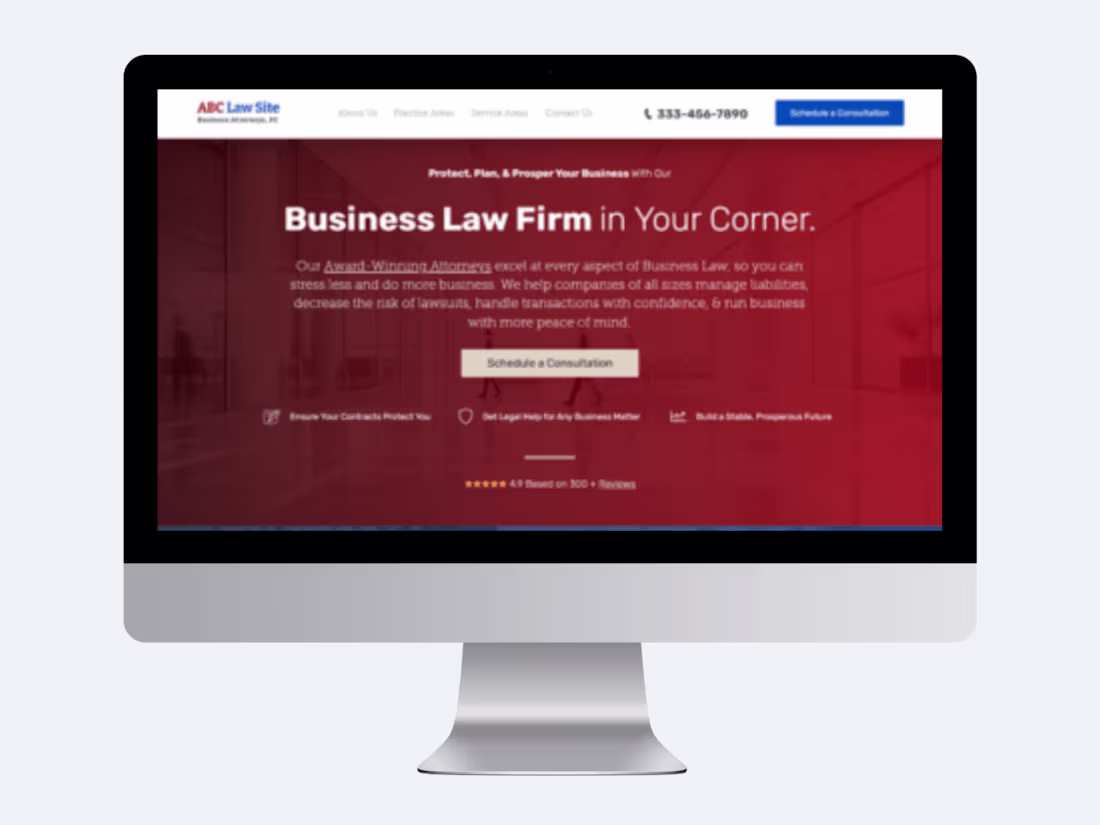 Cover image for Law Firm Website