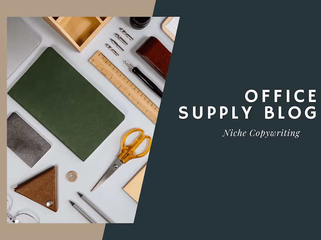 Cover image for Office Supply Blog