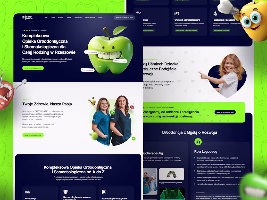 Cover image for Website Redesign for Dental & Orthodontic Clinic