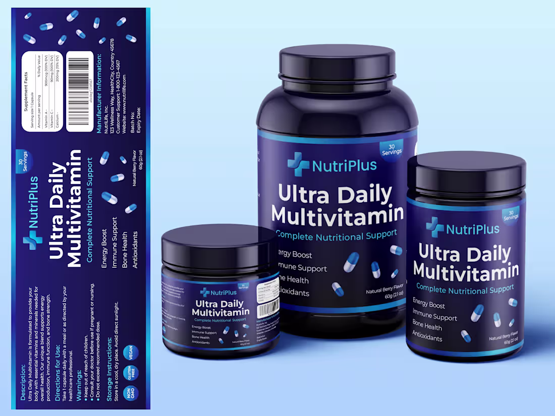 Cover image for High-Quality Label/Packet Packaging Design 