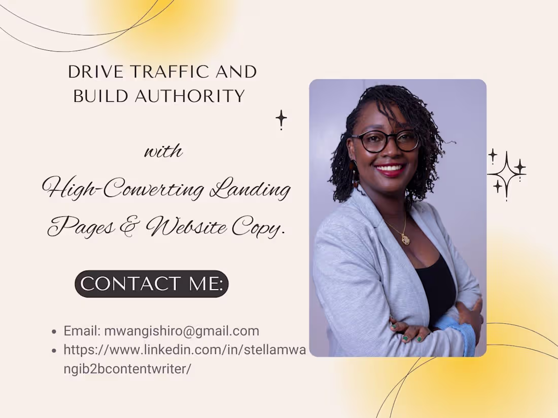 Cover image for High-Converting Landing Pages & Website Copy for SaaS & B2B