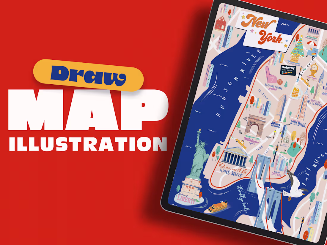Cover image for Professional Map Illustration Services for Any Purpose