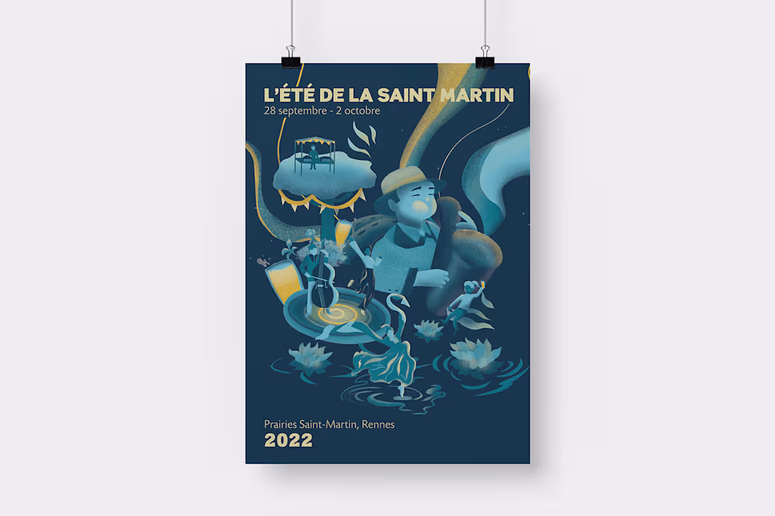 Cover image for Affiche "L'été de la Saint-Martin" 