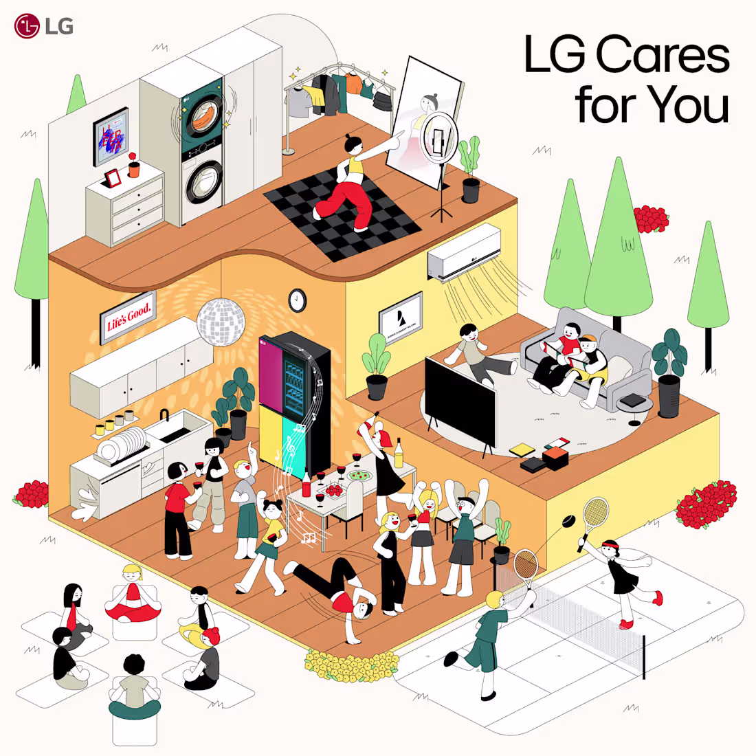 Cover image for 🖥️ LG h&a illustration