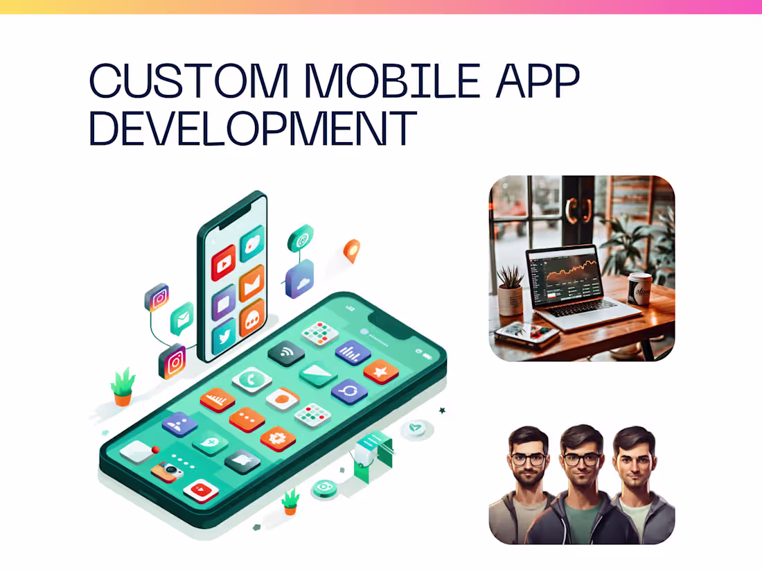 Cover image for Custom mobile app in iOS and Android