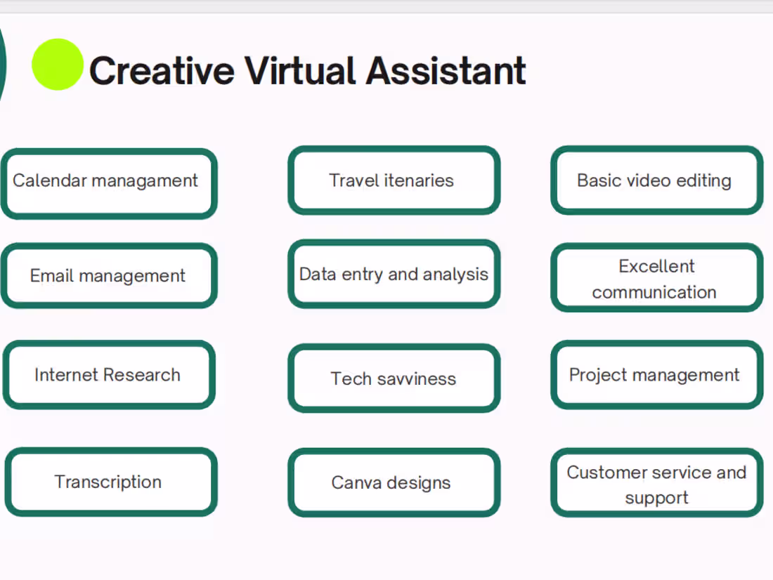 Cover image for Administrative Virtual Assistant 