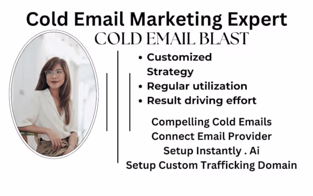 Cover image for I will cold email campaign lead generation email blast linkedin…