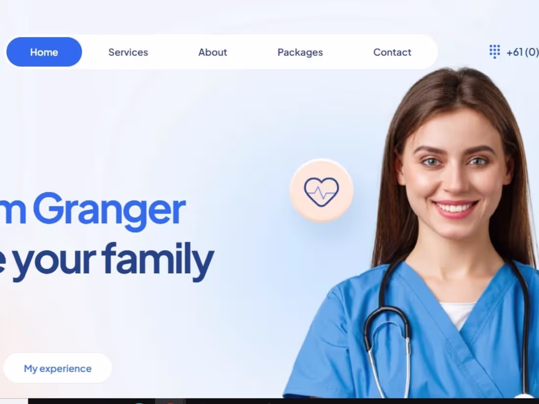 Cover image for Health Website Design