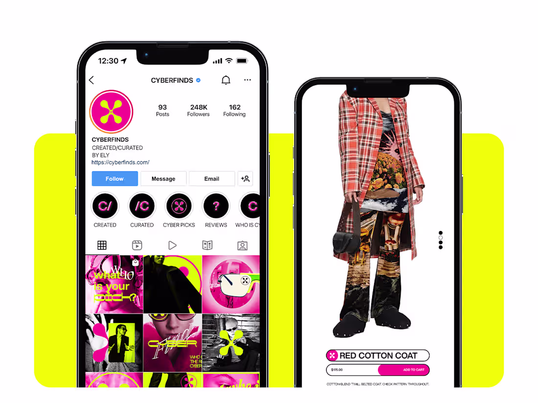 Cover image for Cyberfinds - Visual Brand Design & Web Design