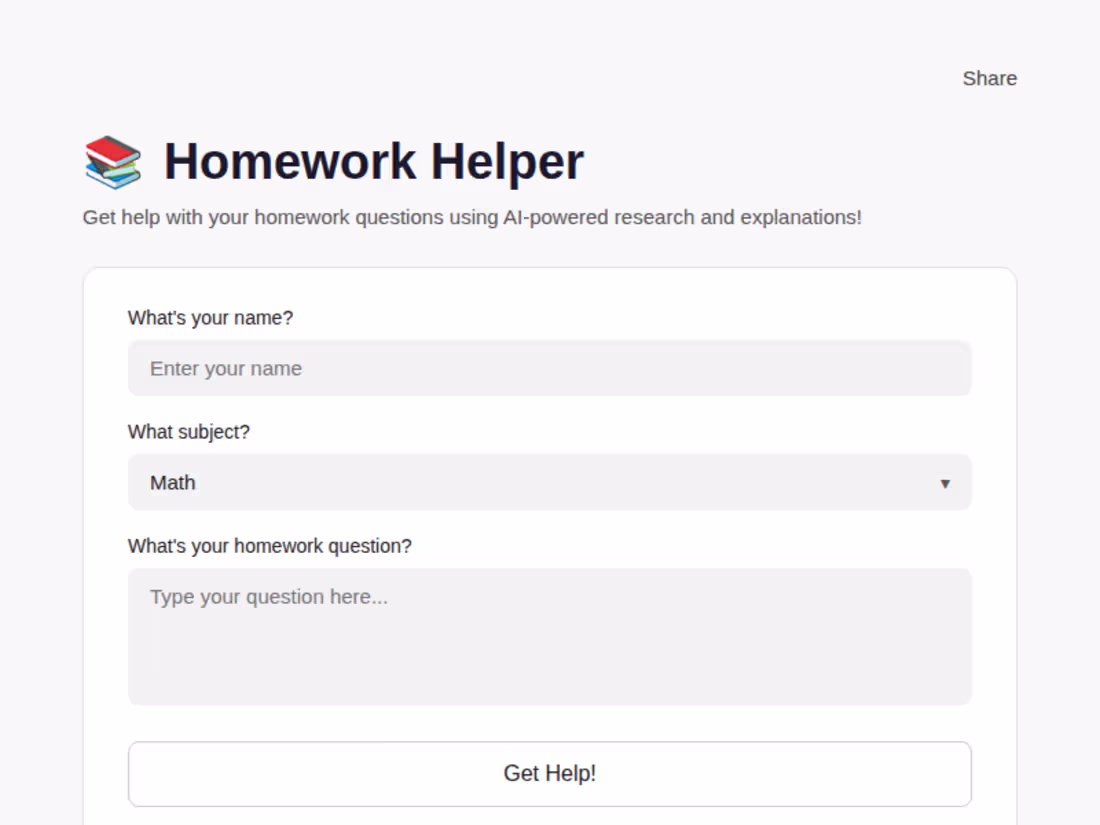 Cover image for I Make Homework Helper is an