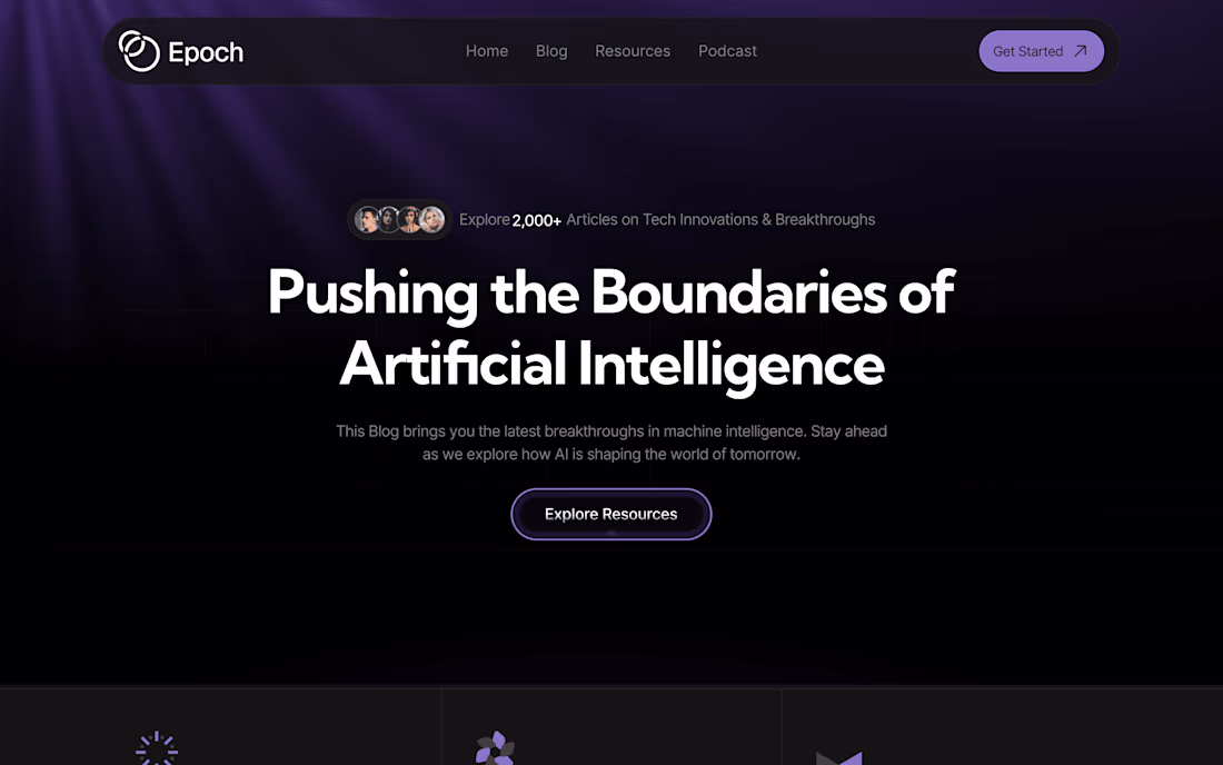 Cover image for Epoch - Tech Blog