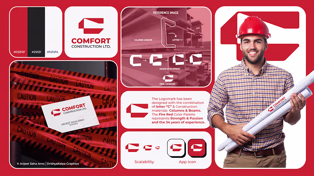 Cover image for Logo Design of a Construction Company (Un-used)