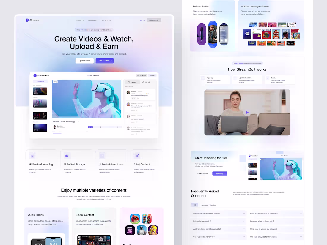 Cover image for StreamNext — Video Streaming Platform