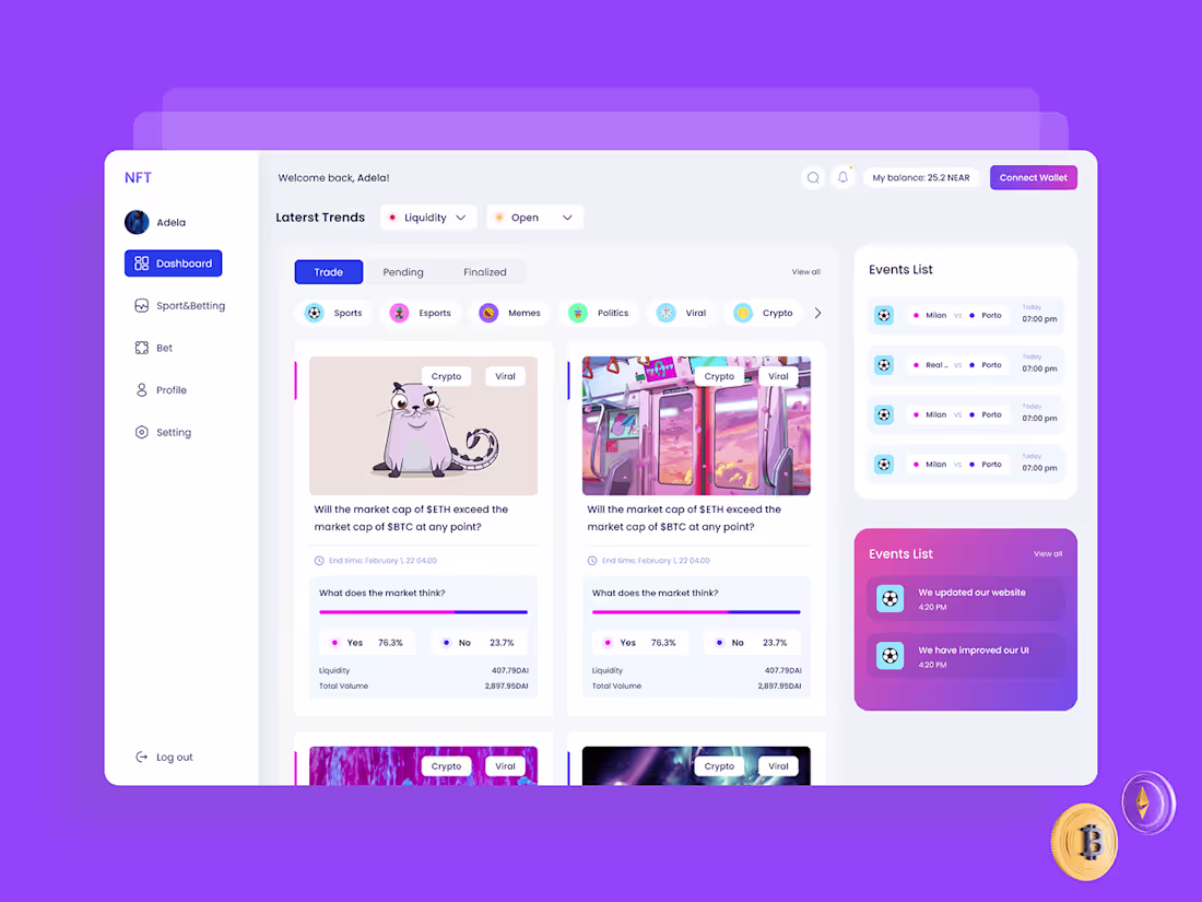 Cover image for Dashboard - NFT Marketplace