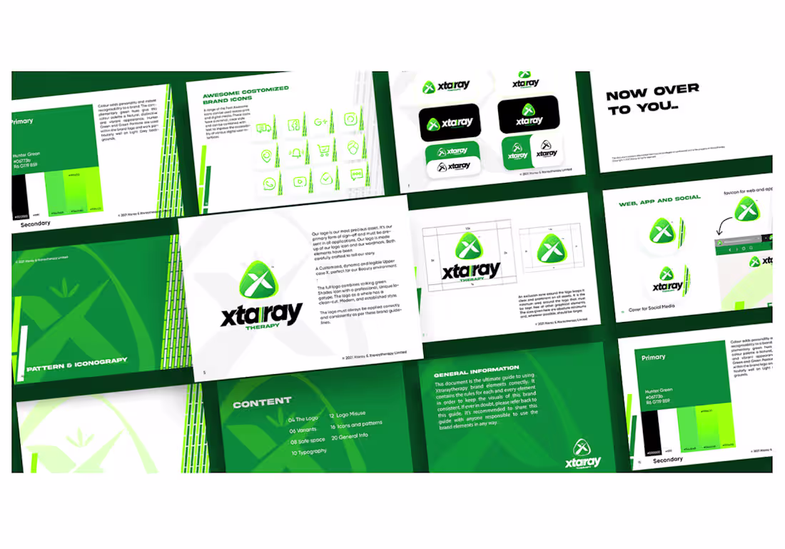 Cover image for XtarayTherapy Brand Identity Dessign 
