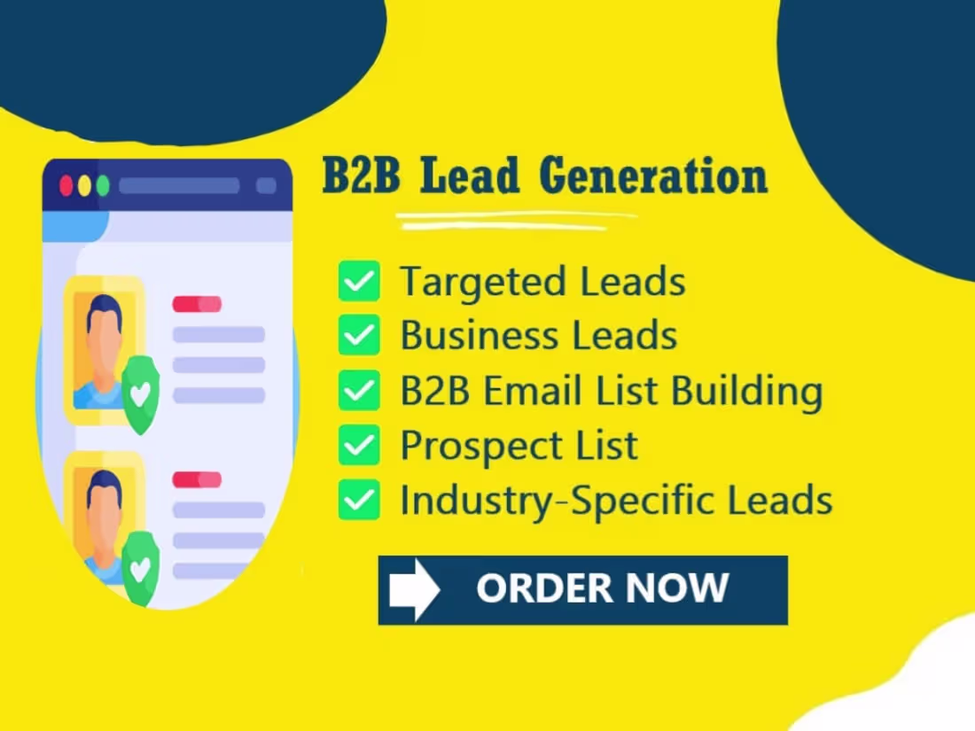 Cover image for You will get Targeted B2B Lead Generation 