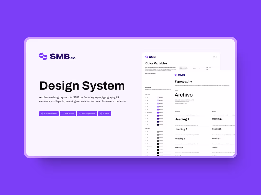 Cover image for SMB.co Design System