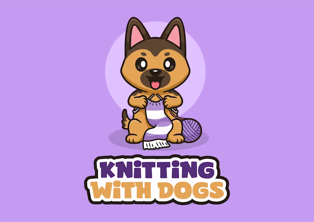 Cover image for Design a Cute Mascot For Knitting With Dogs