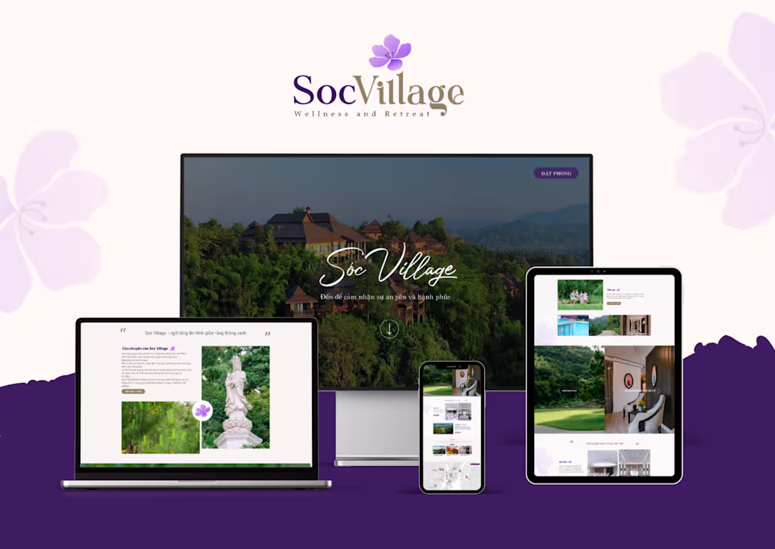 Cover image for Soc Village's website brings the