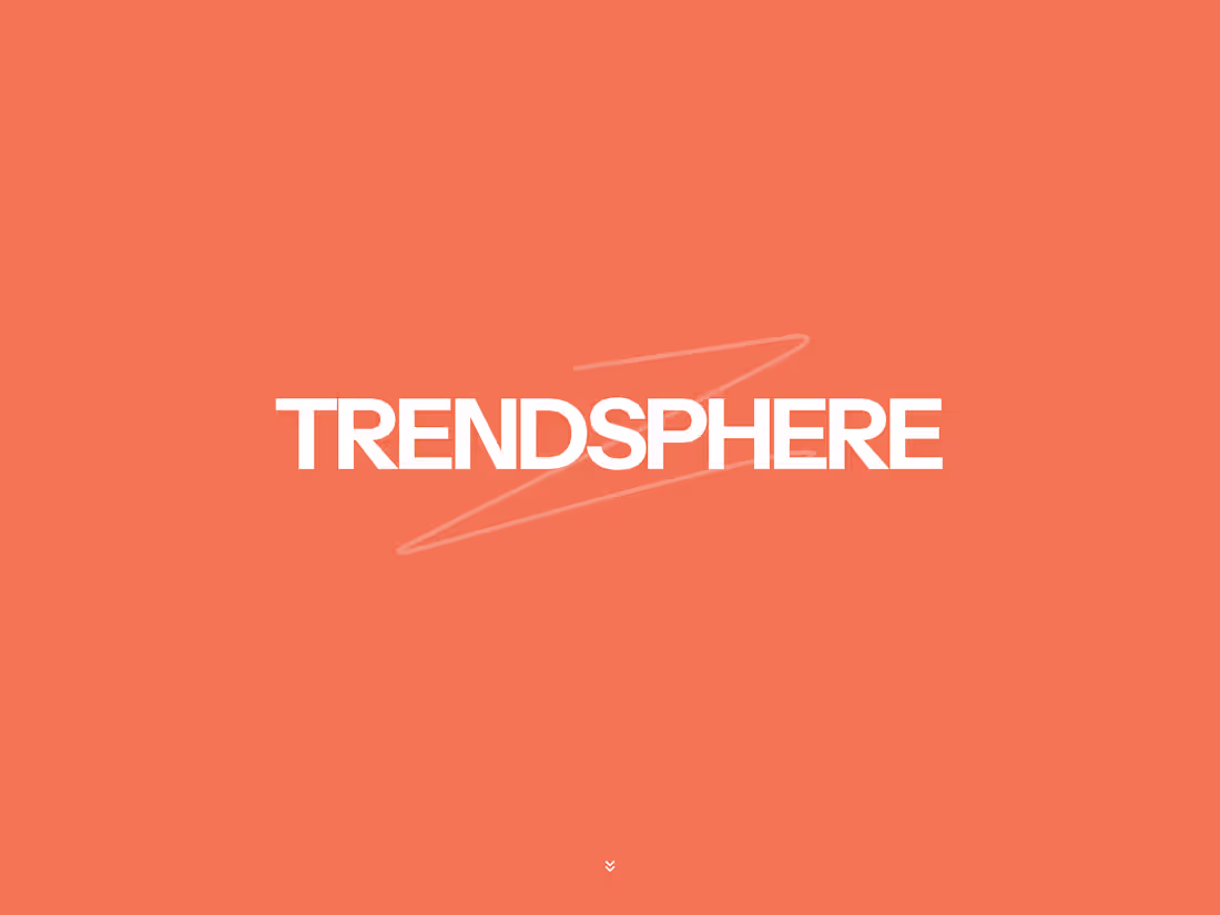 Cover image for Landing Page Design for a Sustainable Brand – Trendsphere.