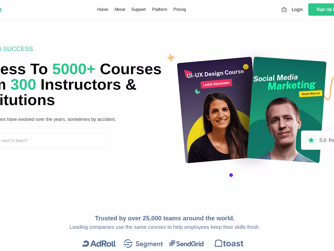 Cover image for Practice Landing Page