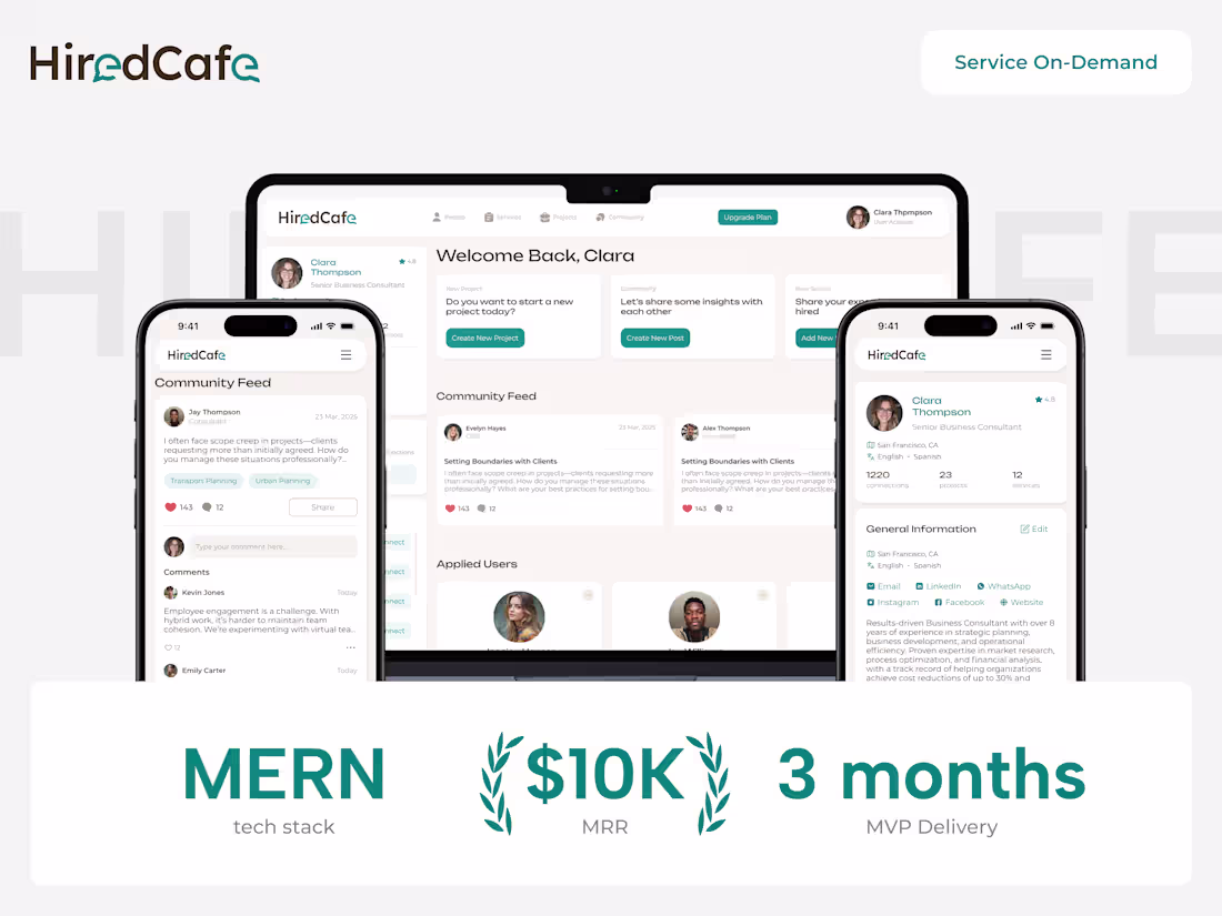 Cover image for Web Design & Development of Freelance Platform