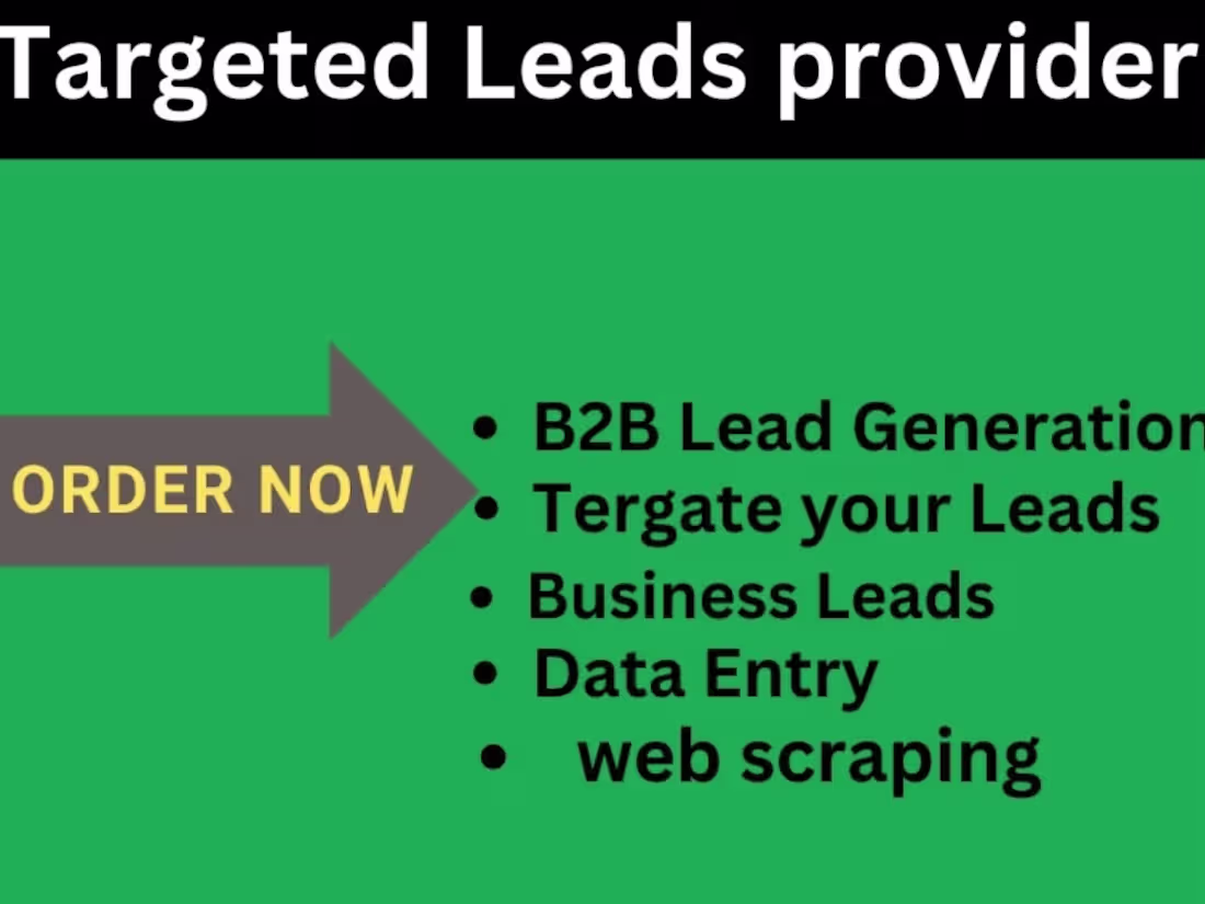 Cover image for I will do b2b lead generation by linkdin research