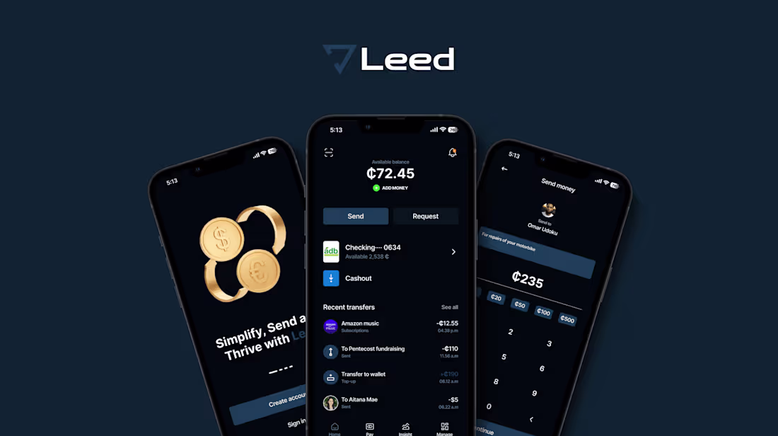 Cover image for Leed - A fintech app UiUx