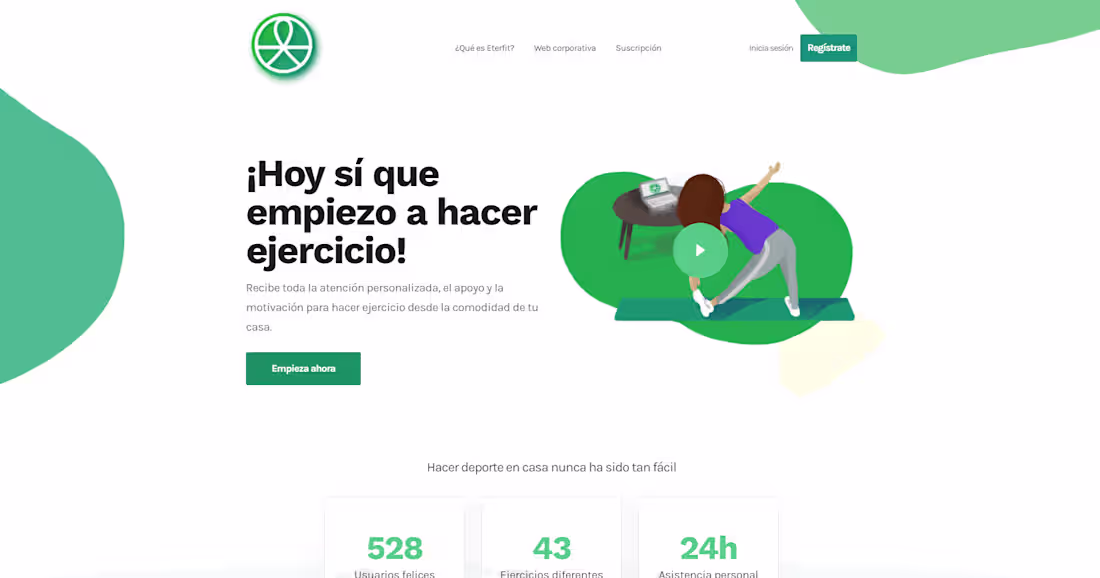 Cover image for Eterfit - Today I'm starting exercise!