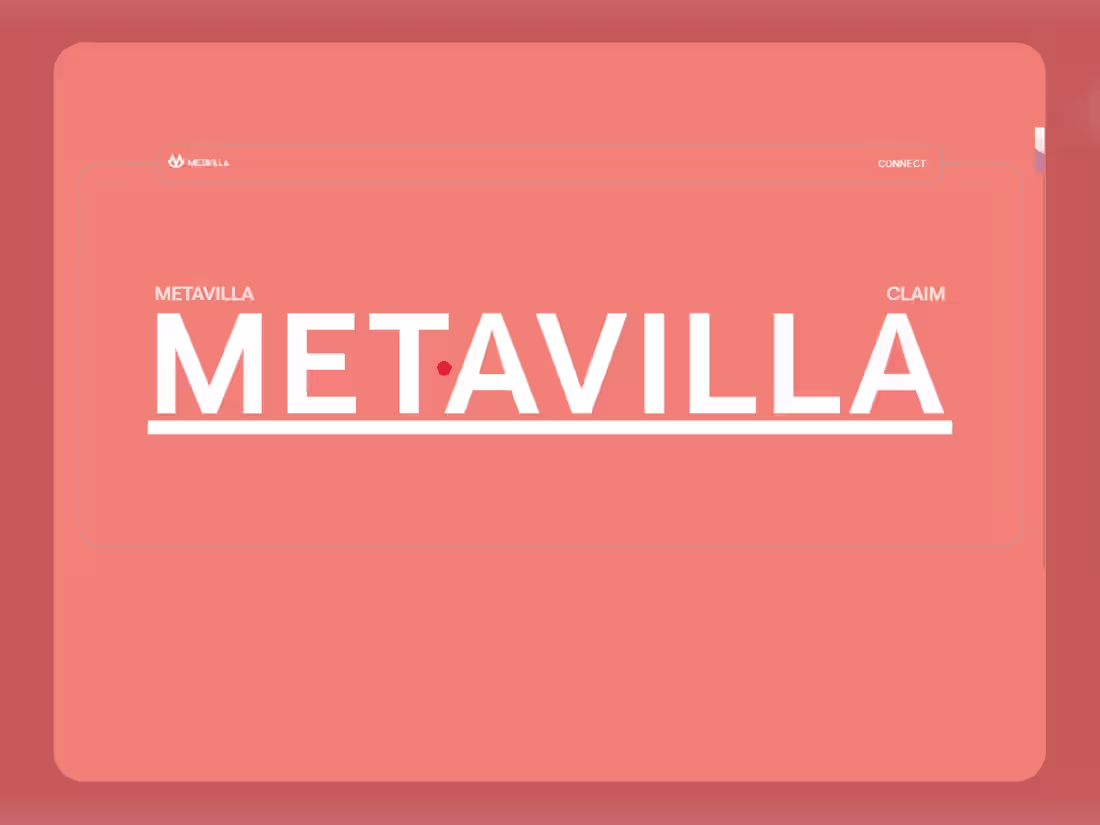 Cover image for MetaVilla | 1000 villa nft collection