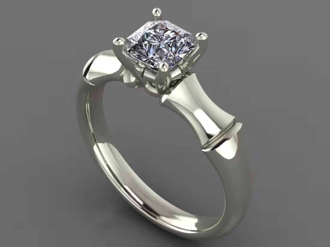 Cover image for I will design custom 3d jewelry design, rendering and animation
