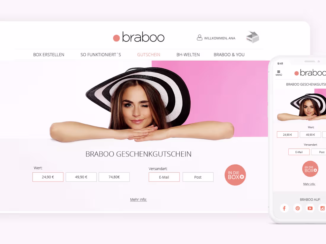 Cover image for braboo / E-Commerce / Webdesign