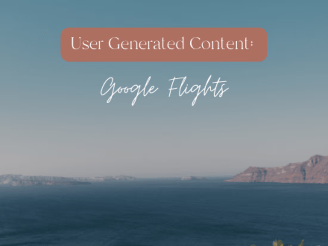 Cover image for TikTok Content Creation / UGC - Google Flights