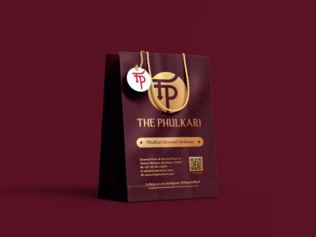 Cover image for The Phulkari - Logo, branding & Packaging