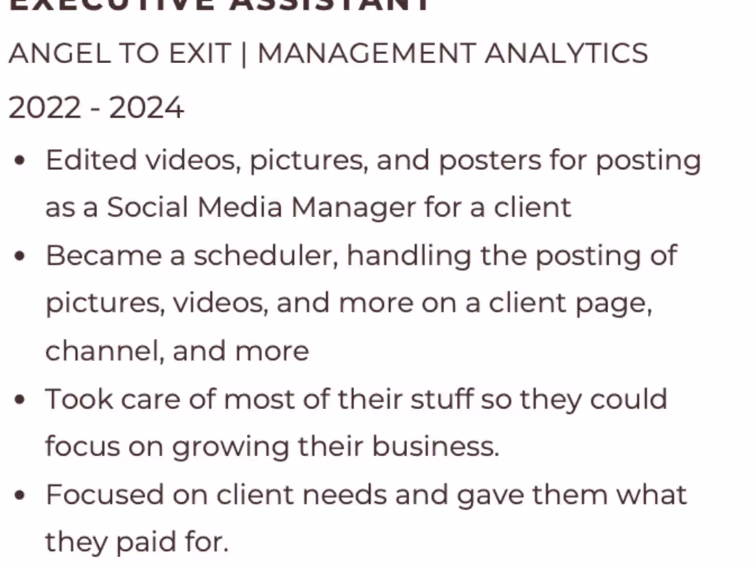 Cover image for Executive Asssitant