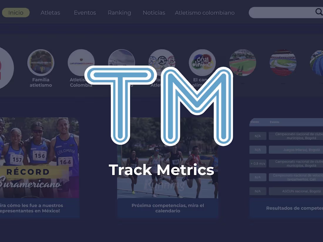 Cover image for UX/UI web design | Track