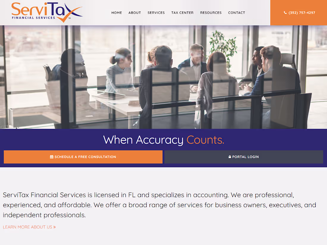 Cover image for Financial Services — WordPress Website Development