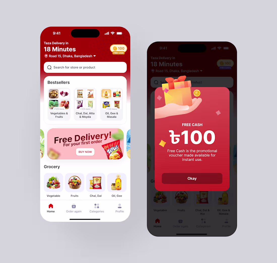 Cover image for Quickcommerce App Design